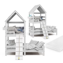 Lit Avec Aire De Jeux Teddy, Matelas -Meubles Pour Enfants f769fd3944e247c4aa1e3a3cfe75c68e