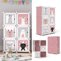Armoire Andy Rose Modulable Petite -Meubles Pour Enfants f7dee3a57ac147bb84282cc01a95af77