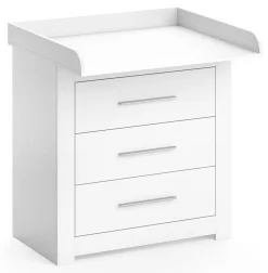 Commode à Langer Miro Blanc Avec Plan