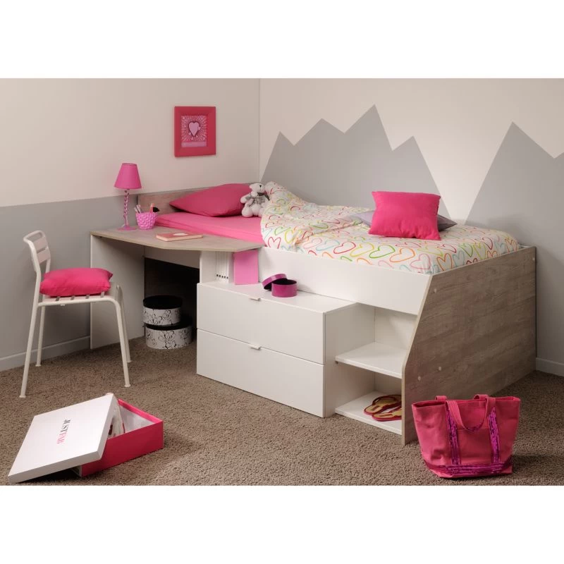 Lit Combiné Avec Bureau Milky 13 Lit Combiné Avec Bureau Milky – Image 13