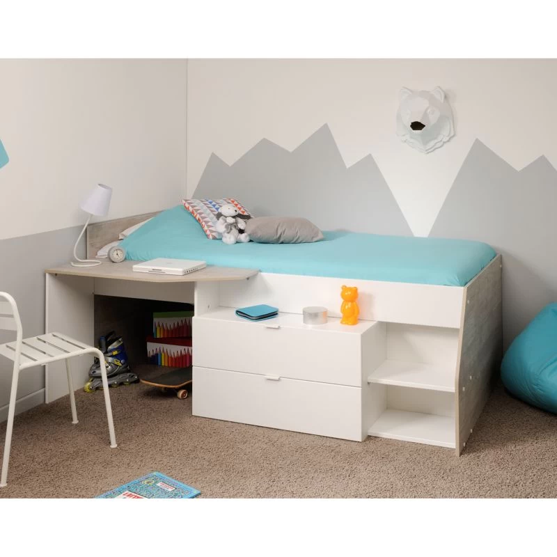Lit Combiné Avec Bureau Milky 18 Lit Combiné Avec Bureau Milky – Image 18