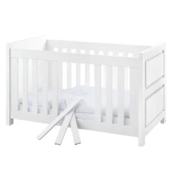 Pinolino Lit De Bébé évolutif Milk -Meubles Pour Enfants kinderbett milk 4488028