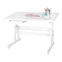 Pinolino Bureau Pour Enfants Lena , Lasuré Blanc -Meubles Pour Enfants kinderschreibtisch lumi fichte massiv weiss 620842