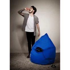 Pouf Poire Brava -Meubles Pour Enfants sitzsack bean bag brava xl flachgewebe dunkelblau 5056248