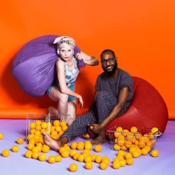 Pouf Poire Easy L 37 Pouf Poire Easy L -Meubles Pour Enfants sitzsack easy l microfaser kirschrot 5062368