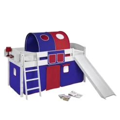 Lit Mezzanine Ida Colours -Meubles Pour Enfants spielbett ida 4105 blau rot 941506