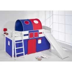 Lit Mezzanine Ida Colours -Meubles Pour Enfants spielbett ida 4105 blau rot 941582