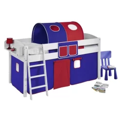Lit Mezzanine Ida Colours -Meubles Pour Enfants spielbett ida 4105 blau rot 942382