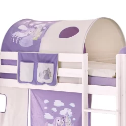 Lit Ludique Kasper II -Meubles Pour Enfants spielbett kasper ii kiefer massiv lila 289221