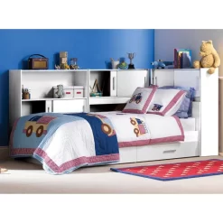 Lit Blanc Avec Rangements Snoop -Meubles Pour Enfants staurambett snoop ii 4 teilig weiss 3198469